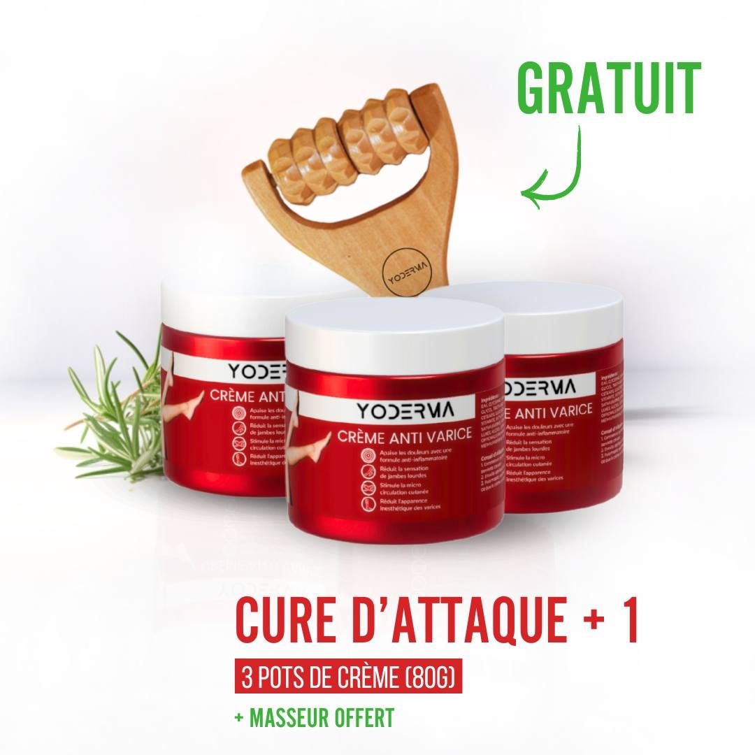 Crème anti-varice et jambes lourdes | Yoderma®