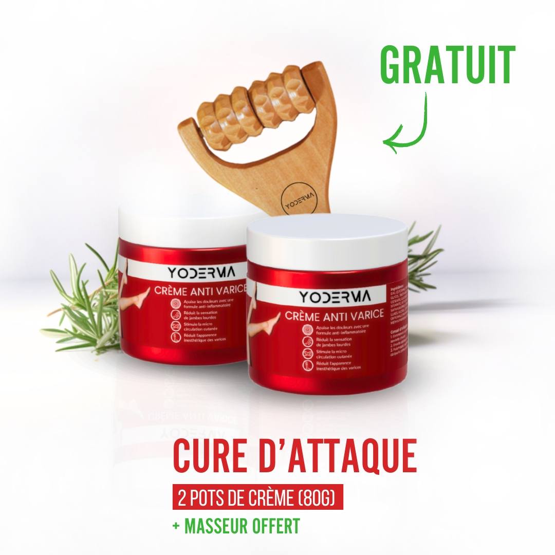 Crème anti-varice et jambes lourdes | Yoderma®