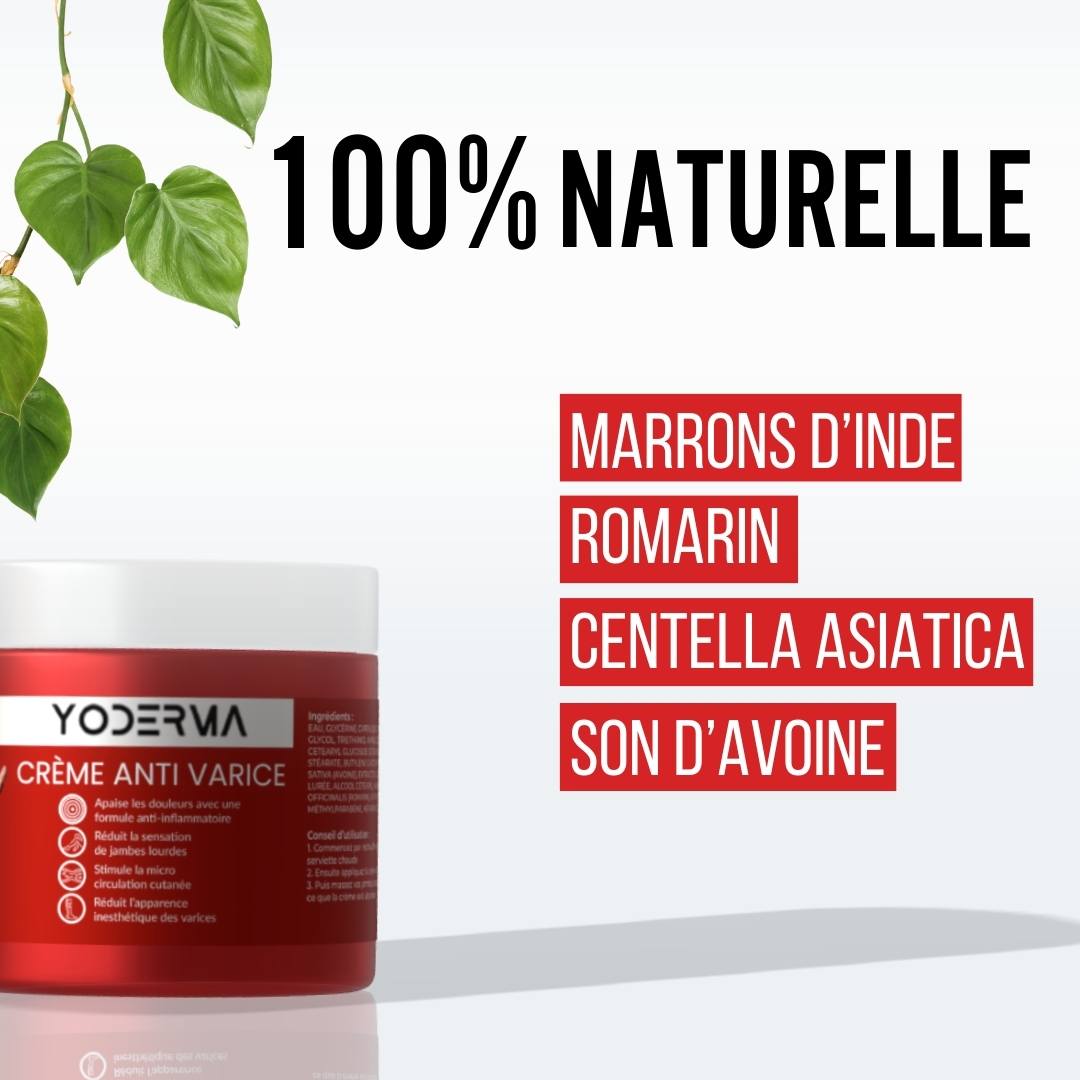 Crème anti-varice et jambes lourdes | Yoderma®